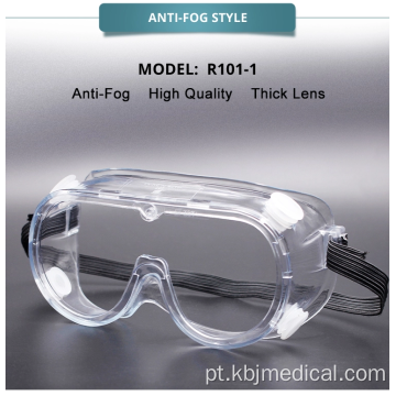 Aprovação CE Anti fog Medical googles de proteção total